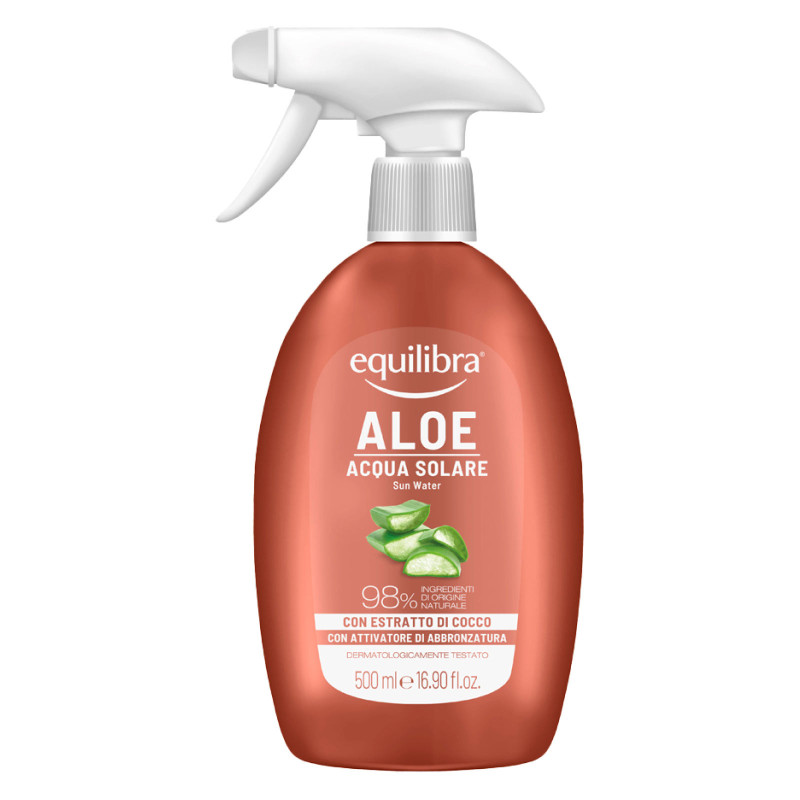 Acqua Solare Spray Aloe Estratti di Cocco Ginseng Equilibra