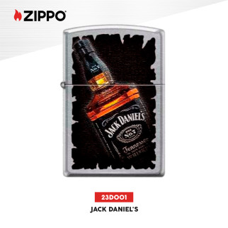 Accendino Zippo mod. 23D001 Jack Daniel's Antivento Ricaricabile