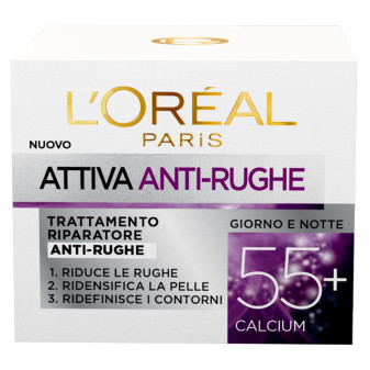 Attiva Antirughe Trattamento Riparatore Giorno e Notte L'Oréal Paris