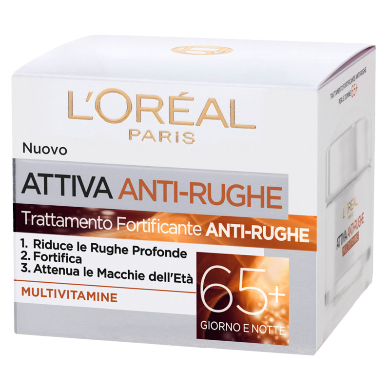 Attiva Antirughe Trattamento Fortificante Giorno e Notte L'Oréal Paris