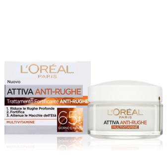 Attiva Antirughe Trattamento Fortificante Giorno e Notte L'Oréal Paris