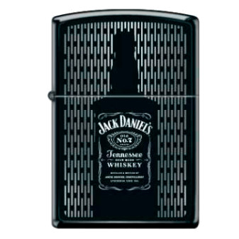 Accendino Zippo 23D004 Jack Daniel's Antivento Ricaricabile