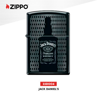 Accendino Zippo 23D004 Jack Daniel's Antivento Ricaricabile