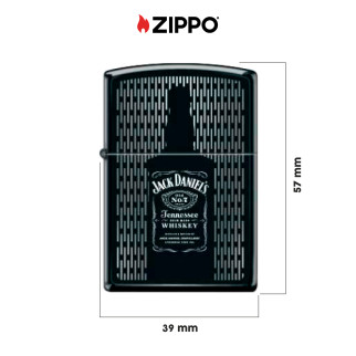 Accendino Zippo 23D004 Jack Daniel's Antivento Ricaricabile