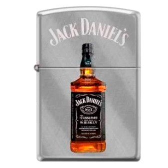 Accendino Zippo mod. 23D005 Jack Daniel's Antivento Ricaricabile