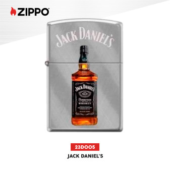 Accendino Zippo mod. 23D005 Jack Daniel's Antivento Ricaricabile