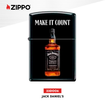 Accendino Zippo 23D006 Jack Daniel's Antivento Ricaricabile