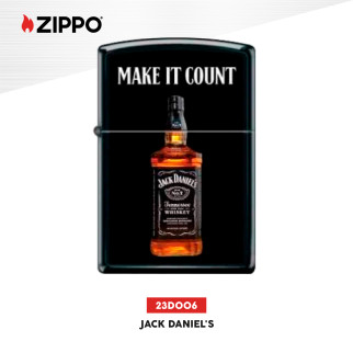 Accendino Zippo 23D006 Jack Daniel's Antivento Ricaricabile