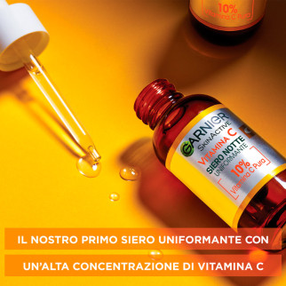 Siero Viso Uniformante Notte Vitamina C 30ml Garnier