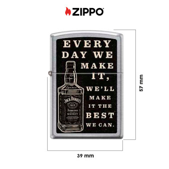 Accendino Antivento Ricaricabile Zippo Jack Daniel's