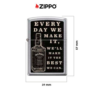 Accendino Antivento Ricaricabile Zippo Jack Daniel's