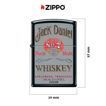 Accendino Zippo Jack Daniel's Antivento Ricaricabile