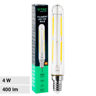 VT-2204 Lampadina LED E14 Bulb T20 Filament Vetro V-Tac