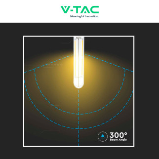 VT-2204 Lampadina LED E14 Bulb T20 Filament Vetro V-Tac
