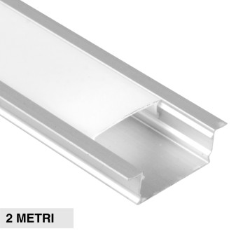VT-8156 Profilo in Alluminio da 2m per Strisce LED V-Tac