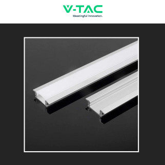 VT-8156 Profilo in Alluminio da 2m per Strisce LED V-Tac