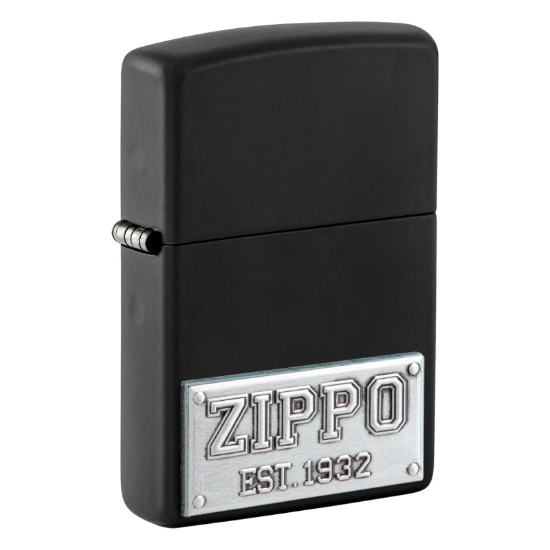 Accendino Zippo mod. 48689 Zippo License Plate Emblem Ricaricabile