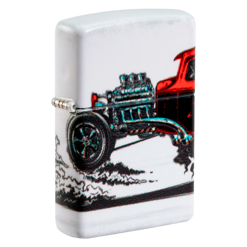 Accendino Zippo Premium mod. 48660 Hot Rod Design Ricaricabile