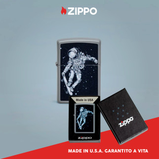 Accendino Zippo mod. 48644 Skateboarding Astronaut Antivento