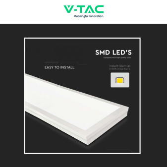 VT-6147 6 Pannelli LED Rettangolari 120x30 40W SMD Driver V-Tac