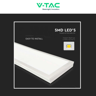 VT-6147 6 Pannelli LED Rettangolari 120x30 40W SMD Driver V-Tac