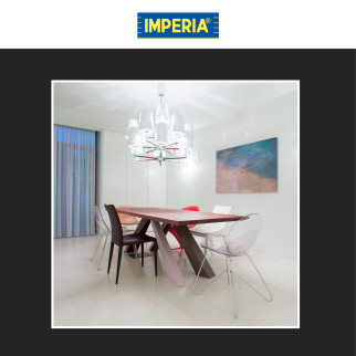 Lampadina LED E14 6W Tubolare T21 SMD Trasparente Imperia