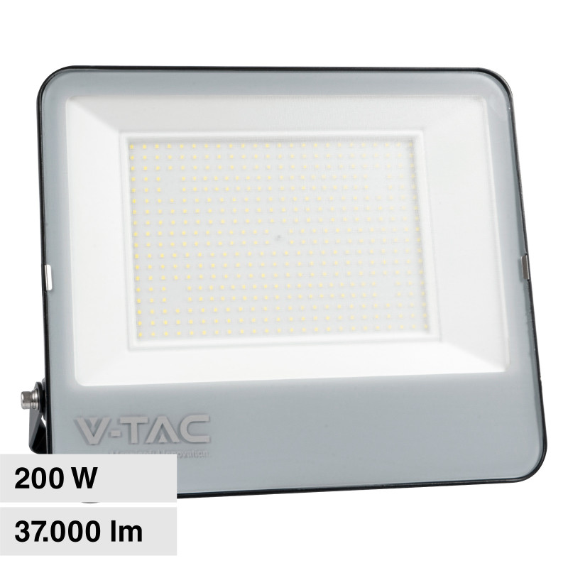 V-Tac VT-44205 Faro LED 200W Faretto SMD IP65 Colore Nero