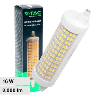 VT-2118 Lampadina LED R7s 16W Tubolare L118 SMD V-Tac