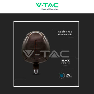 VT-2263 Lampadina LED E27 4W Mela Filament Vetro Oscurato V-Tac