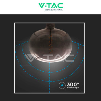VT-2265 Lampadina LED E27 4W Ciottolo Filament Vetro V-Tac