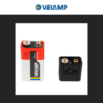 Velamp Torcia LED COB 1W pila 9V Tascabile