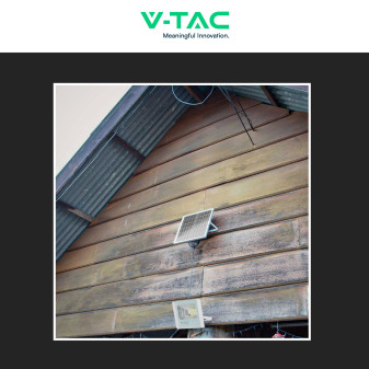 VT-100W Faro LED 35W IP65 Pannello Solare con Telecomando V-Tac