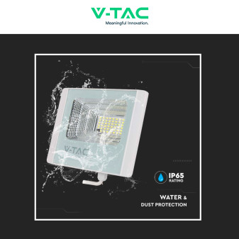 VT-100W Faro LED 35W IP65 Pannello Solare con Telecomando V-Tac