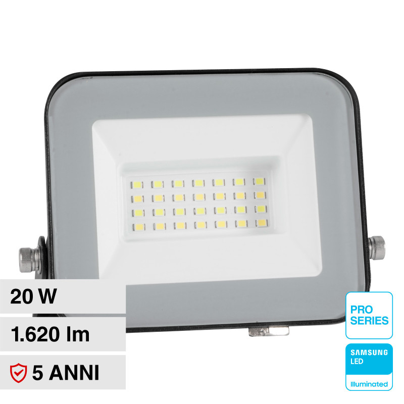 V-Tac Pro VT-44020 Faro LED 20W SMD IP65 SKU 10014/10015/10016