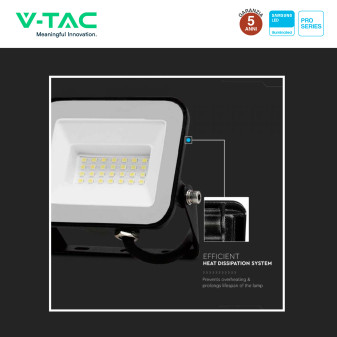 V-Tac Pro VT-44020 Faro LED 20W SMD IP65 SKU 10014/10015/10016