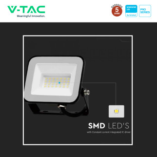 V-Tac Pro VT-44020 Faro LED 20W SMD IP65 SKU 10014/10015/10016