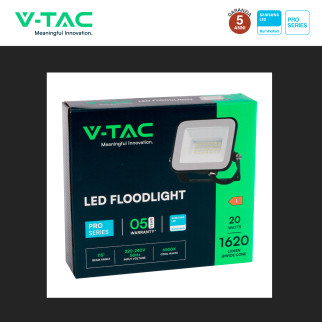 V-Tac Pro VT-44020 Faro LED 20W SMD IP65 SKU 10014/10015/10016