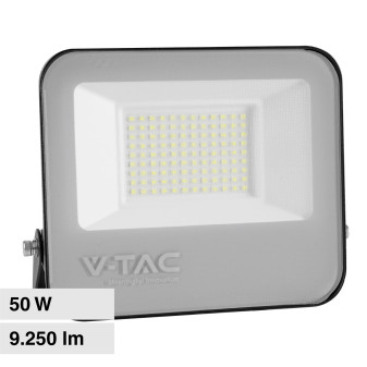 V-Tac VT-4456 Faro LED 50W Faretto SMD IP65 Colore Nero