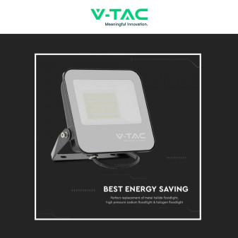 V-Tac VT-4456 Faro LED 50W Faretto SMD IP65 Colore Nero