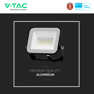 V-Tac Pro VT-44030 Faro LED 30W SMD IP65 nero