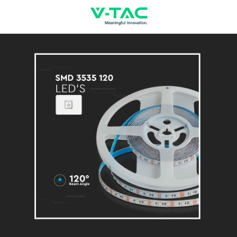 VT-3535-120 Striscia LED Flessibile 60W SMD RGB 120 LED/m 24V - 5m V-Tac