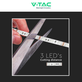 VT-3535-120 Striscia LED Flessibile 60W SMD RGB 120 LED/m 24V - 5m V-Tac