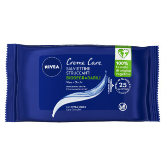 Creme Care Salviettine Struccanti Confezione da 25pz NIVEA
