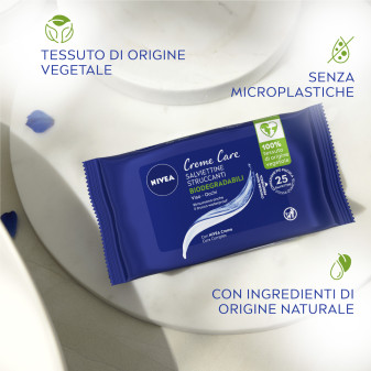 Creme Care Salviettine Struccanti Confezione da 25pz NIVEA