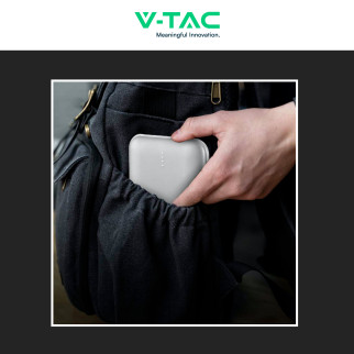 VT-3527 Power Bank 10000mAh Portatile Ricarica Rapida V-Tac