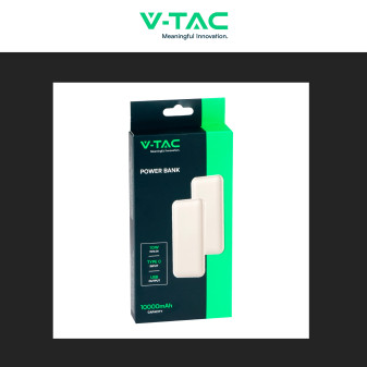VT-3527 Power Bank 10000mAh Portatile Ricarica Rapida V-Tac
