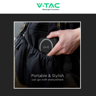 VT-3529 Power Bank a Ricarica Rapida 10000mAh MagSafe V-Tac