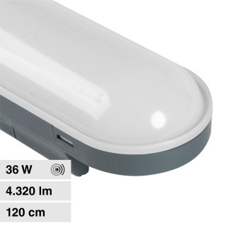 VT-1253S Tubo Plafoniera LED SMD 36W IP65 120cm V-Tac