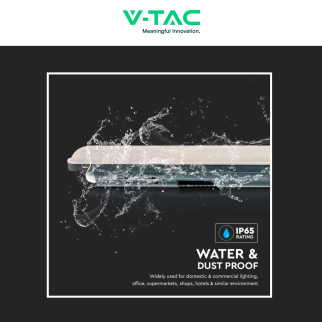 VT-1253S Tubo Plafoniera LED SMD 36W IP65 120cm V-Tac