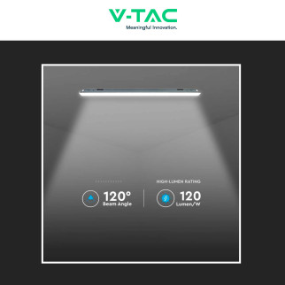 VT-1253S Tubo Plafoniera LED SMD 36W IP65 120cm V-Tac